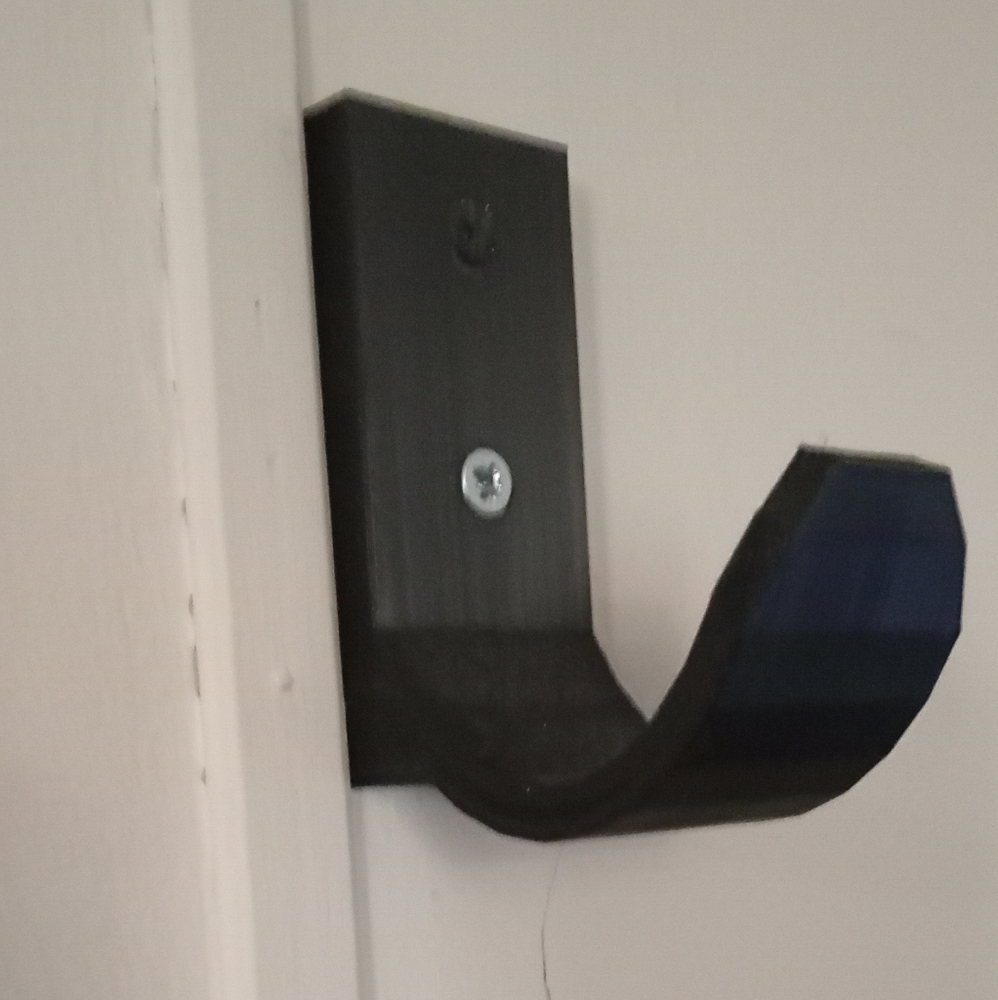3D Printer Hook For Headset